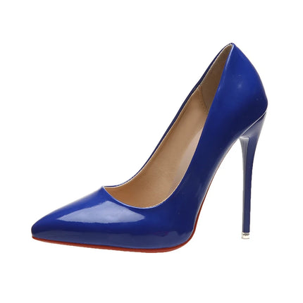 ZLMIAO SHZHANG Women 12cm Stiletto Heels Colorful Wedding by zapcart