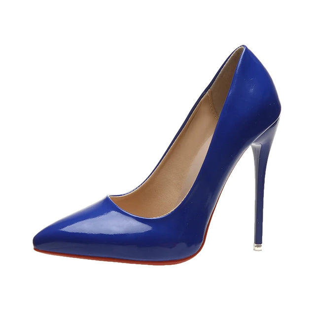 ZLMIAO SHZHANG Women 12cm Stiletto Heels Colorful Wedding by zapcart