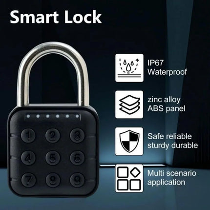 CDOK SY12 Smart Padlock IP65 Waterproof for Lockers Cabinets by zapcart