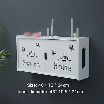 Dreamburgh Wall Mounted Router Shelf Living Room Storage by zapcart