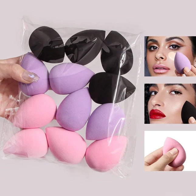 Multicolor Makeup Sponge Set For Women Foundation Blenders by zapcart