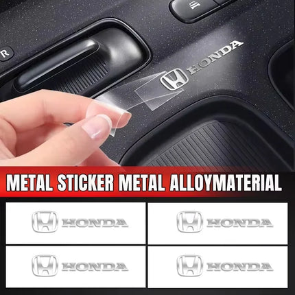 Honda 3D Metal Emblem Interior Upgrade For Civic CRV Fans by zapcart