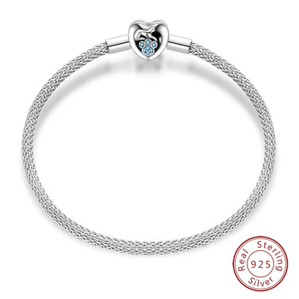 IQMAC Original Sterling Silver 925 Charm Bracelet For Women by zapcart