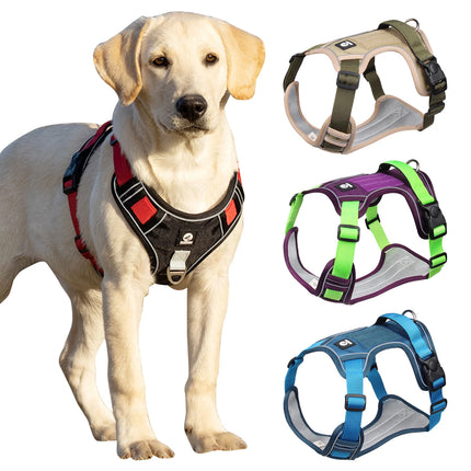 Zhejiang Reflective Dog Harness Waterproof 1680D Large Dogs by zapcart