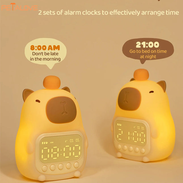 Capybapy Night Light Cute Animal Lamp For Kids Warm Light by zapcart