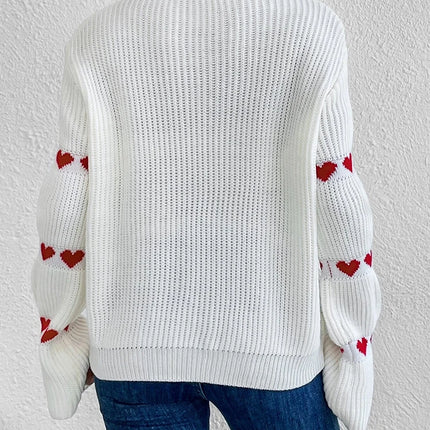 Womens Knitted Sweater Round Neck Solid Color Cozy Chic by zapcart