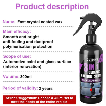 CJTHK Car Ceramic Nano Coating Liquid Hydrophobic For Owners by zapcart