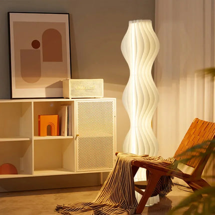 Claeted Nordic Grass Skirts LED Floor Lamp Ambient Bedroom by zapcart
