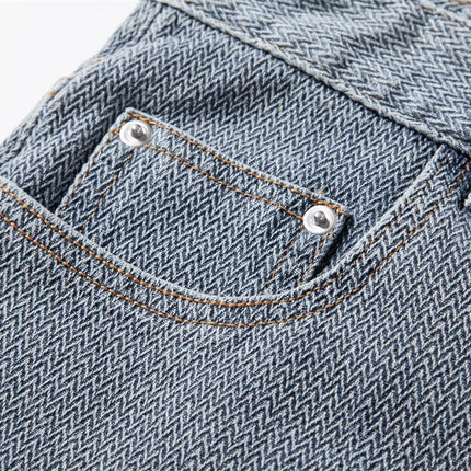 AIOPESON Men Retro Denim Shorts Multi Pocket Casual by zapcart