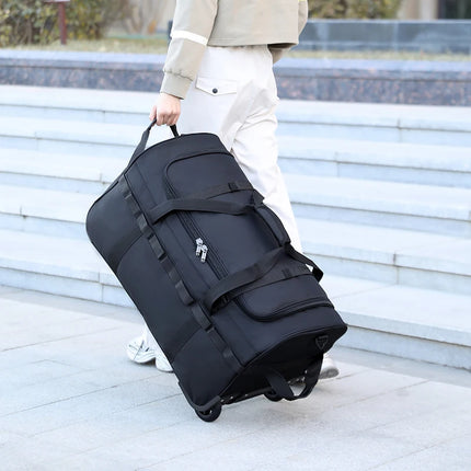 HebeiChoice Travel Wheeled Duffel Bag Water Resistant by zapcart