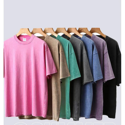 Teekossc Retro American Style Solid Color Unisex T Shirt by zapcart