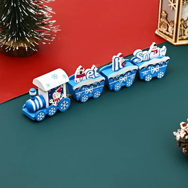 Gooparty Wooden Christmas Train Ornaments For Kids Decor by zapcart