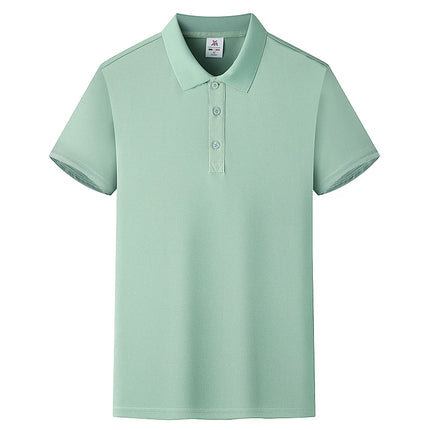 Mens Polo Shirt Short Sleeve Breathable Comfort CN Zhejiang by zapcart