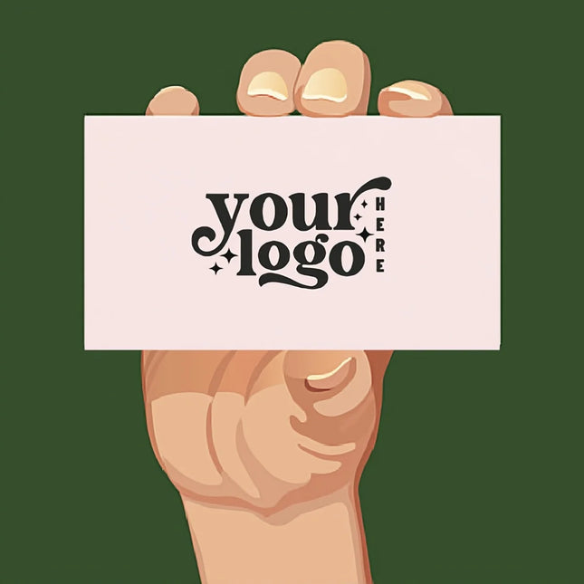 Sixty customizable business cards —— personalized small cards used for expressing thanks, and cards with customized brand logos. by zapcart