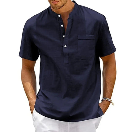 Zhejiang Mens Slim Fit Polo Shirt Solid Color Breathable by zapcart