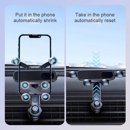 Car Vent Phone Holder Gravity Telescopic Mount 360 Rotation by zapcart