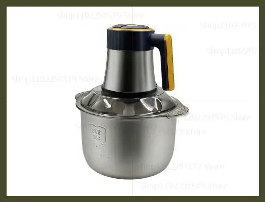 5L Large capacity Meat Grinder 304 Stainless Steel Food Processors Multi-function Kitchen Meat/vegetables/fruits Mixer Machine