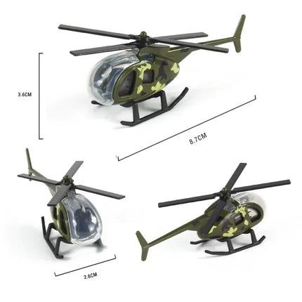 MoonBIFFY Alloy Aircraft Toy Kids Durable Helicopter by zapcart