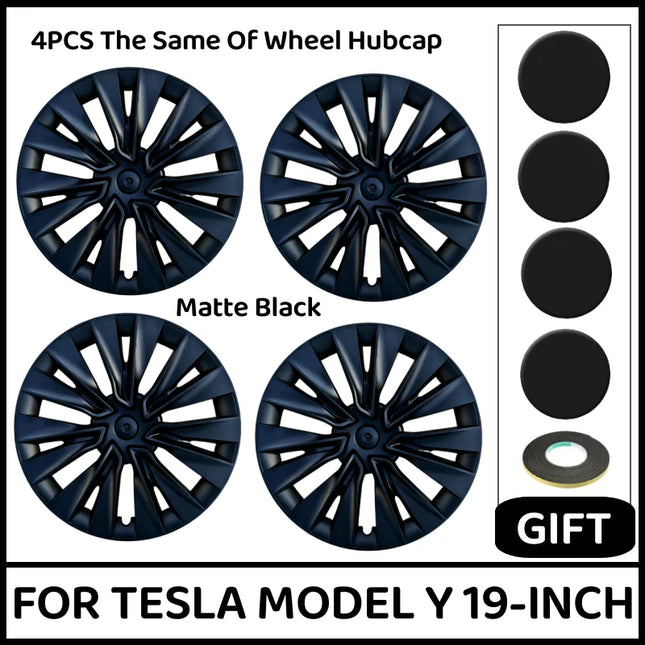 Tesla Model Y 19In Wheel Covers 4 Pack Hub Caps Choice by zapcart