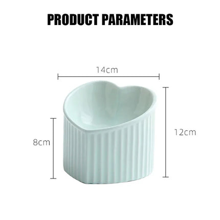 Choice Elevated Cat Bowl Tilted Anti Slip For Cats Kittens by zapcart