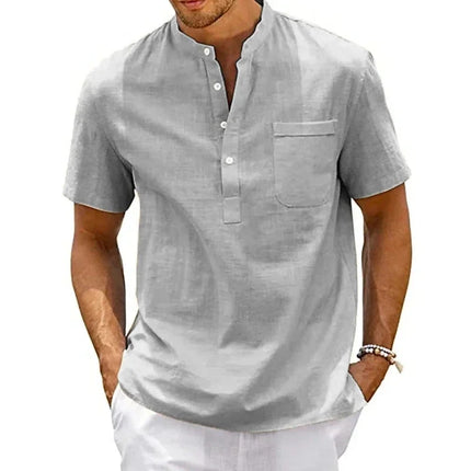 Zhejiang Mens Slim Fit Polo Shirt Solid Color Breathable by zapcart