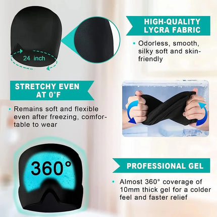 Choice Migraine Relief Hat Gel Hot Cold Cap for Sufferers by zapcart