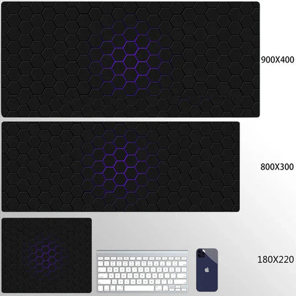 OLNYLO Premium Geometric Gaming Mousepad For Gamers 900x400 by zapcart