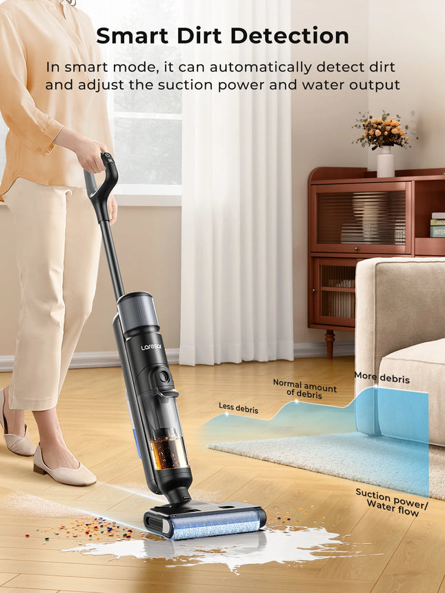 Laresar M3 Cordless Wet Dry Vacuum Edge Cleaning Household by zapcart