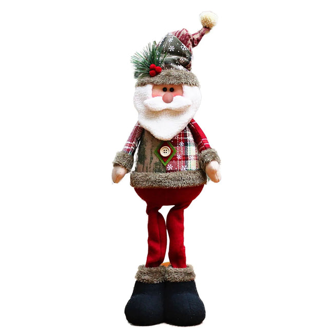 Choice Christmas Dolls 3pc Set Stretchable Holiday Decor by zapcart