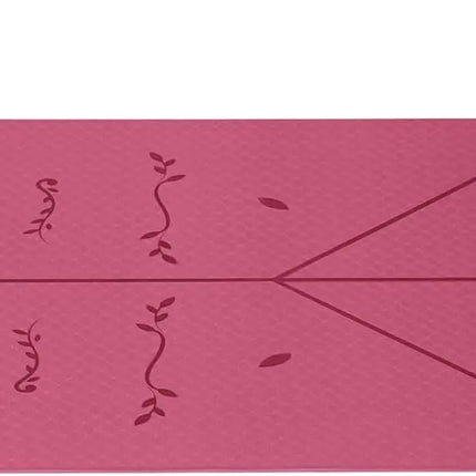 Good Nite 6mm TPE Yoga Mat Non Slip Alignment Lines Pilates by zapcart