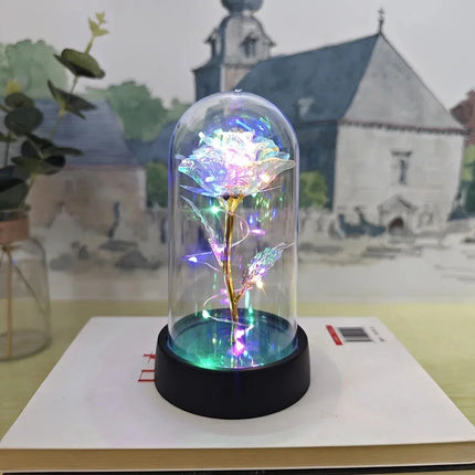 Artificial Rose LED Light Gift For Girlfriend Valentines Day by zapcart