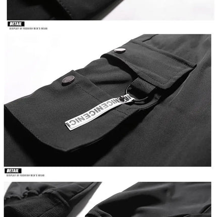 Longchengyixi Men Cargo Joggers Classic Drawcord Pants by zapcart