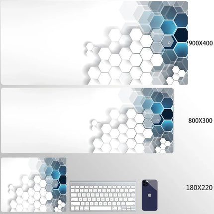 OLNYLO Premium Geometric Gaming Mousepad For Gamers 900x400 by zapcart