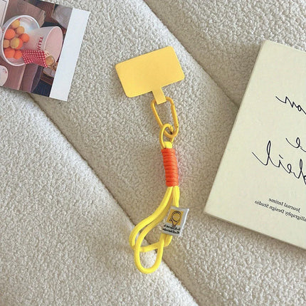 Zhejiang CN Color Matching Phone Lanyard With Keychain by zapcart