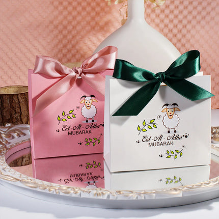 RMTPTCN Eid Al Adha Gift Box 5pcs Pink Cute Lamb Pattern by zapcart