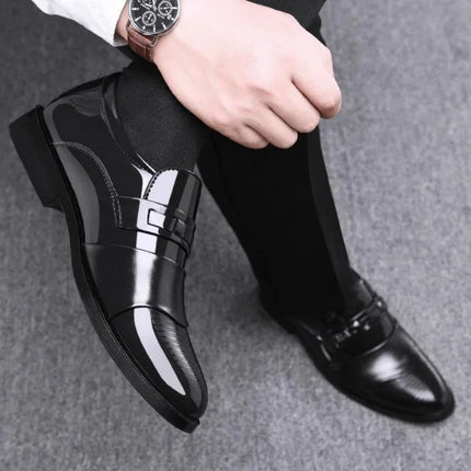 YBQJOO Leather Dress Shoes For Men Breathable Slip On Pro by zapcart