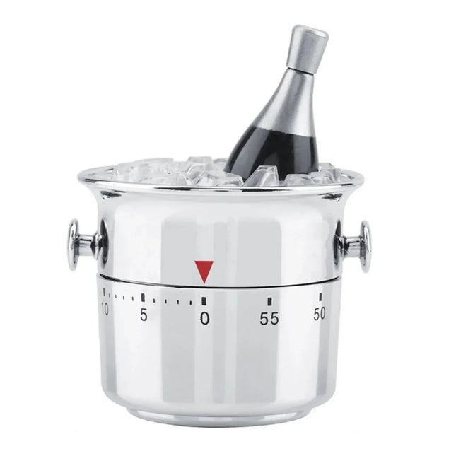 Kettle Shaped Mechanical Kitchen Timer Burronwood for Cooks by zapcart