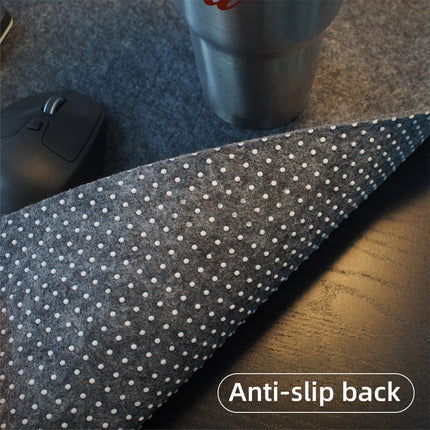 Syndrruce Large Wool Felt Mouse Pad Non Slip for Office Use by zapcart
