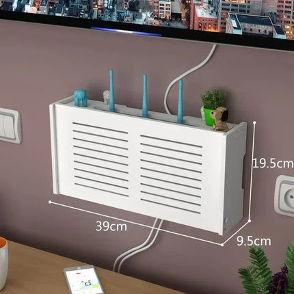 Dreamburgh Wall Mounted Router Shelf Living Room Storage by zapcart