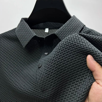 Fujian Choice Mens Polo Shirt Ice Silk Breathable Comfort by zapcart