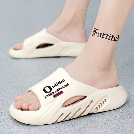 Mens Massage Slippers Indoor Outdoor Slides Comfort Fit by zapcart