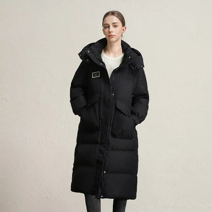 Clarke Queen Women Winter Puffer Jacket Duck Down Long Coat by zapcart