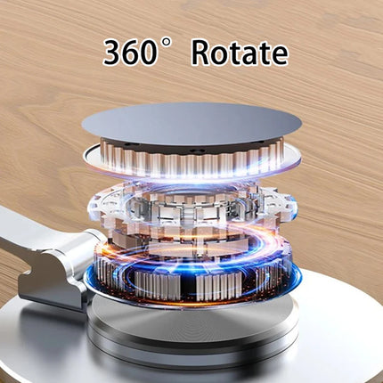 Metal 360 Rotating Desk Phone Holder For iPhone iPad by zapcart