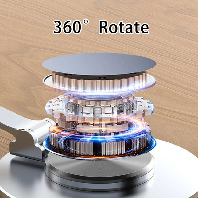 Metal 360 Rotating Desk Phone Holder For iPhone iPad by zapcart