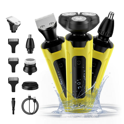 SEJOY 3 In 1 Mens Electric Shaver Waterproof Nose Trimmer