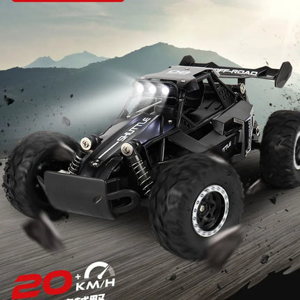 Kids RC Car 1 16 2WD Off Road LED Light 2 4G High Speed by zapcart
