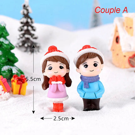 Hign-concerned Miniature Couple Figurines Wedding Gift by zapcart