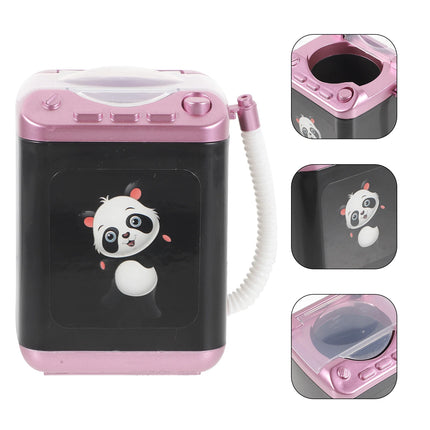 Ruimio Pink Mini Electric Makeup Brush Cleaner Portable Busy by zapcart
