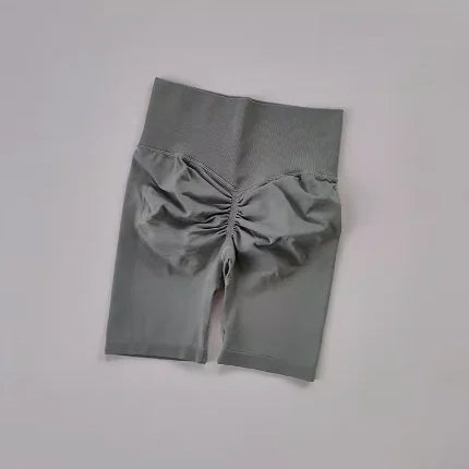 Women Yoga Shorts High Waist Tummy Control Quick Dry by zapcart