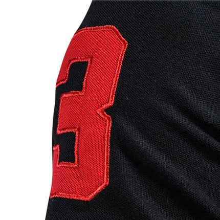 AIOPESON Embroidered Polo Shirt For Men Slim Fit Premium by zapcart